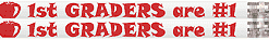 A pair of red letters on white background