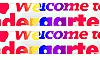 A series of two pictures with the words welcome.