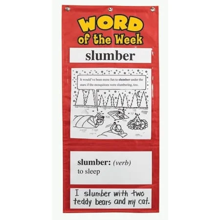 Word of the Week Pocket Chart (Grades 3-4)