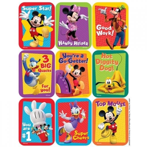 Disney Mickey Mouse Clubhouse Motivational Stickers.