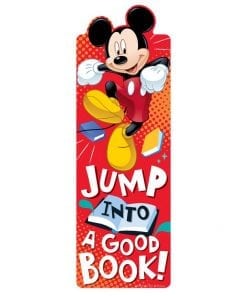 Mickey mouse jump into a Mickey Bookmarks for Kids.