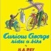 A book cover with a man riding a bike.