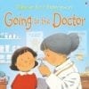 A picture of a book about going to the doctor.