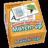 A box of animal alphabet match-up cards.