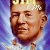 A poster of the baseball player and his name.
