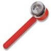 A red handle with a can in it