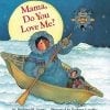 A picture book cover with an inuit woman paddling a boat.