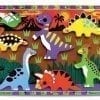 A group of dinosaurs that are on the ground.