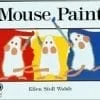 A book cover with three mice in different colors.