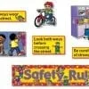 A set of safety rules for children.