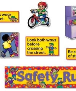 A set of safety rules for children.