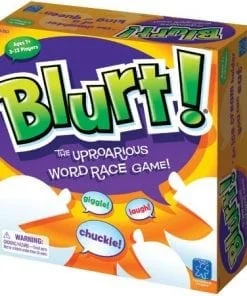 A box of the game blurt.