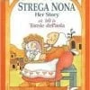 A book cover with an old woman sitting in front of a mirror.