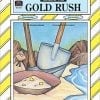A book cover with an image of gold rush.