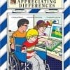 A book cover with people in a wheelchair.