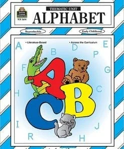 A book cover with letters and animals on it.