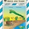 A book cover with frogs and toads on it.