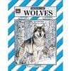 A book cover with a picture of a wolf.