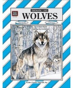 A book cover with a picture of a wolf.