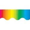 A rainbow colored border with a wave of colors.