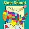 A book cover with the states and their names on it.