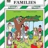 A book cover with people and trees in the background.