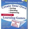 A book cover with instructions for interactive games.