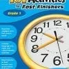 A book cover with an image of a clock.