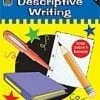 A book with pictures of books and pencils.