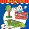 A book with pictures of an egg and alligator.