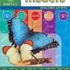 A book cover with pictures of butterflies and insects.
