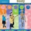 A book cover with pictures of children and an image of a skeleton.