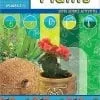 A book cover with a plant in it