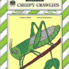 A green and white book cover with an image of a grasshopper.