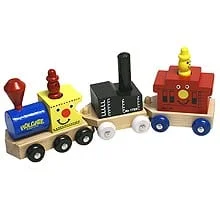 Wooden Express Train 3 Piece Pull Toy